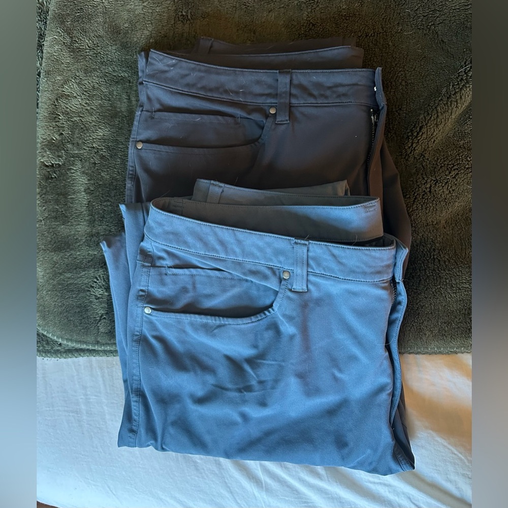 (2) Lulu ABC Pants 37” Inseam (Tall)